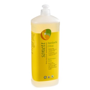 Sonett, Sonett Handseife Citrus Nachfüllflasche (1 lt), Sonett Handseife Citrus Nachfüllflasche (1L)