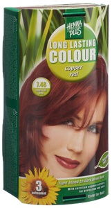 Henna Plus, Henna Plus Long Last Colour 7.46 copper red (1 Stück), HENNA PLUS Long Lasting Colour 7.46 Kupferrot (1 Stk)