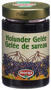 Morga, morga Konfitüre Holundergelée schwarz (350 g), morga Holunder Gelée (350g)