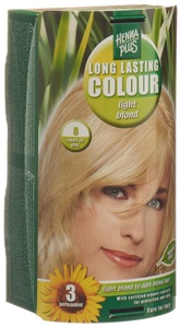Henna Plus, Henna Plus Long Last Colour 8 hellblond (1 Stück), Hennaplus Long Lasting Light Blond 8