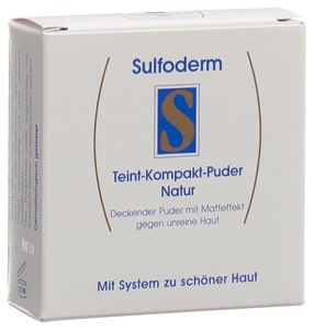 ECOS Vertriebs GmbH, ECOS Vertriebs GmbH Sulfoderm® S Teint Kompakt Puder Natur, Sulfoderm® S Teint Kompakt Puder Natur