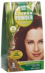 Henna Plus, Henna Plus Colour Powder 56 kastanie (100 g), Hennaplus Colour Powder Auburn 56