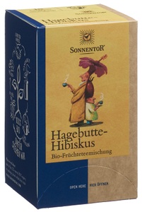 SONNENTOR, SONNENTOR Hagebutte Hibiskus Tee (18x3 g), Sonnentor Hagebutte-Hibiskus Bio-Früchteteemischung (18x3g)