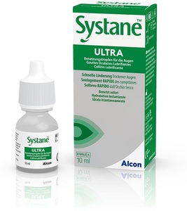 Alcon | Ciba Vision, SYSTANE ULTRA Lubricant Benetzungstropfen 10ml, Systane Ultra - 10ml Flasche