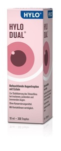 HYLO, HYLO Gtt Opht (10 ml), Hylo Dual befeuchtende Augentropfen mit Ectoin (10ml)