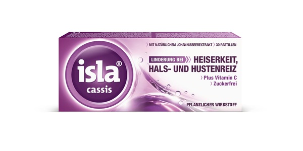 Isla, isla Cassis Pastillen (30 Stück), isla cassis Pastillen (30 Stk)