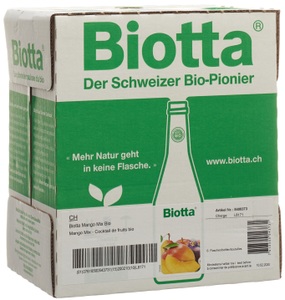Biotta, Biotta Mango Mix 6x50cl, Biotta Bio Mango Mix (6x5dl)