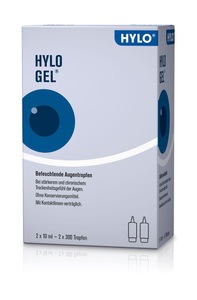 Ursapharm, HYLO-GEL Augentropfen Benetzung - 2 x 10ml, Hylo Gel Augentropfen (2 x 10ml)