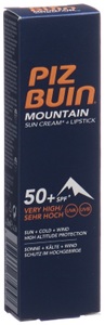 Piz Buin, PIZ BUIN Mountain Combi SPF 50+ Lipstick SPF 30 (20 ml), Piz Buin® Mountain Sonnenschutzcreme + Lippenstift Spf50+
