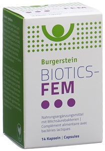 Burgerstein, Burgerstein BIOTICS-FEM, Burgerstein Biotics FEM Kapseln (14 Stk)