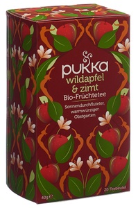Pukka, Pukka Wildapfel & Zimt Tee Bio (20 Stück), Pukka Wildapfel & Zimt Tee Bio (20 Beutel)