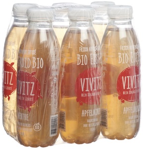 Vivitz, Vivitz Bio Eistee Apfel-Minze 6x50cl, Vivitz Bio Eistee