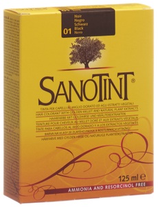 SANOTINT, SANOTINT Haarfarbe 01 schwarz (1 Stück), Sanotint Haarfarbe 01 schwarz