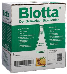 Biotta, Biotta Ananas 6x50cl, Biotta Bio Ananassaft