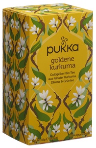 Pukka, Pukka Goldene Kurkuma Bio (20 Stück), Pukka Goldene Kurkuma Tee Bio (20 beutel)