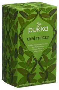 Pukka, Pukka Drei Minze Tee Bio (20 Stück), Pukka Drei Minze Tee Bio (20 Beutel)