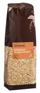 Biofarm, Biofarm Haferflocken fein Knospe (500 g), biofarm Haferflocken fein Knospe (500g)