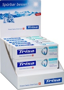 TRISA, Trisa Display Zahnpasta mix 15 Stk assortiert (1 Stück), Trisa Display Zahnpasta mix 15 Stk assortiert