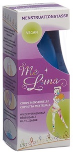 Me Luna, Me Luna nstruationstasse Classic L Ring Blau (1 Stück), Me Luna Menstruationstasse Classic L Ring Blau (1 Stk)