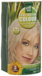 Henna Plus, Henna Plus Long Last Colour 10.01 silberblond (1 Stück), HENNA PLUS Long Lasting Colour 10.01 Helles Silberblond (1 Stk)