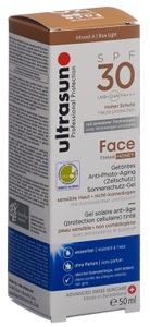 Ultrasun, Ultrasun Face SPF30+ Tinted Honey 50ml, Ultrasun Face Tinted Honey SPF 30 50 ml