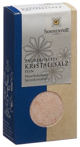 SONNENTOR, SONNENTOR Zauberhaftes Kristallsalz fein (150 g), Sonnentor Zauberhaftes Kristallsalz fein BIO Streudose (150g)