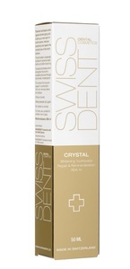 SWISSDENT Cosmetics AG, SWISSDENT Crystal whitening Zahnpasta 50 ML, entfernt Verfärbungen durch Kaffee und Tee und Nikotin,hellt Zähne auf, SLS-frei, parabenfrei, , SWISSDENT CRYSTAL Whitening Zahnpasta (50ml)