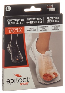 Epitact, Epitact Zehenschutzkappe bei blauen Nägeln L 34mm (2 Stück), epitact SPORT Zehenschutz bei blaue Nägeln L 34mm (2 Stk)