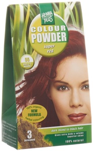 Henna Plus, Henna Plus Colour Powder 55 super rot (100 g), HENNA PLUS Colour Powder 55 Super Rot (100g)