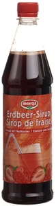 Morga, morga Erdbeer Sirup mit Fruchtzucker (7 dl), MORGA Erdbeer Sirup (7.5dl)
