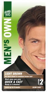Henna Plus, Henna Plus Mens Own Syst2 hell-braun (1 Stück), Henna Plus Mens Own Syst2 hell-braun