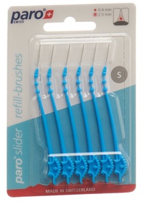 Paro, paro slider refill-brushes S (6 Stück), paro slider refill-brushes S (6 Stk)