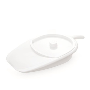 Vitility, Vitility Bettpfanne mit Deckel weiss (1 Stück), Vitility Bettpfanne mit Deckel weiss