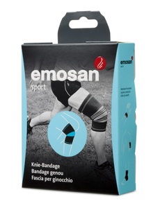 Emosan, emosan sport Knie-Bandage L (1 Stück), emosan sport Knie-Bandage L (#)