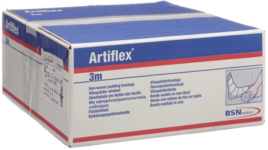 Artiflex, Artiflex Vliespolsterbinden 3mx10cm (30 Stück), Artiflex® hochgebauschte Polsterbinde 3 m x 10 cm