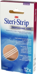 3m, 3M 3x75mm weiss verstärkt (12x5 Stück), 3M Steri-Strip 3x75mm weiss verstärkt (12x5 Stk)