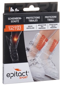 Epitact, Epitact Schienbeinschutz (2 Stück), Epitact Sport Schienbeinschoner Druckverteilung