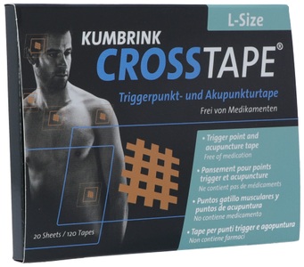 CROSSTAPE, CROSSTAPE Schmerz- Akupunkturtape L (120 Stück), Crosstape Schmerz- Akupunkturtape L 1