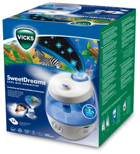 Vicks, Vicks® SweetDreams Luftbefeuchter mit Lichtspiel, Vicks SweetDreams VUL575E4