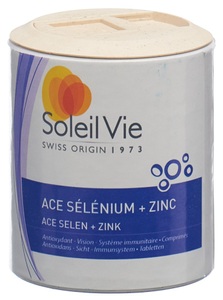 Soleil Vie, Soleil Vie ACE Selen + Zinc Tablette 500 mg (100 Stück), Soleil Vie ACE Selen + Zink (100 Stk)