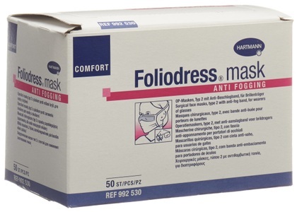 Foliodress, Foliodress Mask anti fogging (50 Stück), Foliodress Mask anti fogging