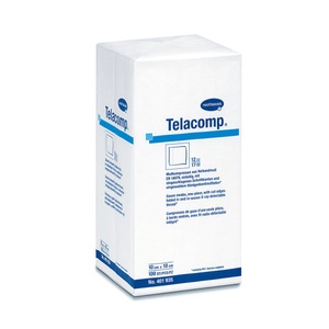 Telacomp, Telacomp 10x10cm steril 12 fach (16x10 Stück), Telacomp 10x10cm steril 12 fach
