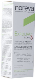 Exfoliac, Exfoliac Global 6 Haut mit Akne Creme (40 ml), noreva Exfoliac® Global 6 Intensivpflege