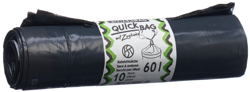 Kehrichtsack, Kehrichtsack Ruckzuck 60l OKS (10 Stück), Ruckzuck Kehrichtsack OKS 60 Liter (10 Stk)
