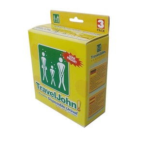 TravelJohn, TravelJohn Einweg Urinal unisex (3 Stück), TravelJohn Einweg Urinal unisex (3 Stk)