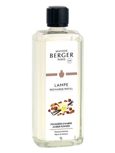MAISON BERGER, MAISON BERGER Parfum poussière ambre (1 lt), Lampe Berger® Raumduft Nachfüllpack Aroma Relax Douceur Orientale