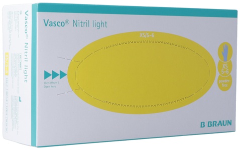 Vasco, Vasco Nitril Light Handschuhe XS (100 Stk), Vasco Nitril Light Handschuhe, Grösse XS (100 Stk)