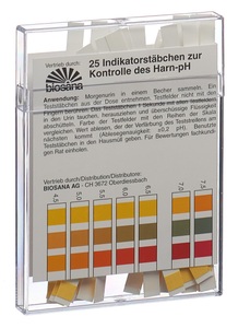 biosana, biosana Indikatorstäbchen pH 4.5-9.25 (25 Stück), Biosana Indikatorstäbchen pH 4.5-9.25 (25 Stk)