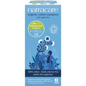 Natracare, Natracare Tampons mit Applikator regular (16 Stück), Natracare Tampons mit Applikator regular 16 Stück