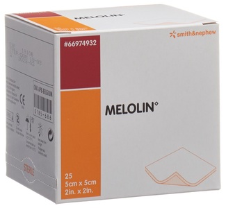 MELOLIN, MELOLIN Wundkompressen 5x5cm steril (25 Stück), MELOLIN Wundkompressen, 5x5cm, steril (25 Stk)